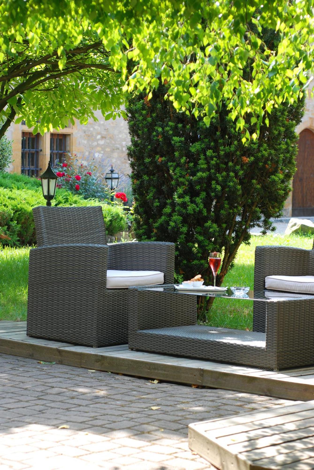 Demeures Et Chateaux L'Abbaye Caladoise - Anciennement Hostellerie Ferme Du Poulet Villefranche-sur-Saône Exteriör bild